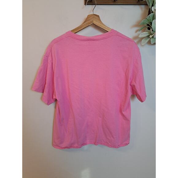 Vintage Women's Bayfield Wisconsin Pink Embroidered  Summer Sz L - Picture 4 of 6